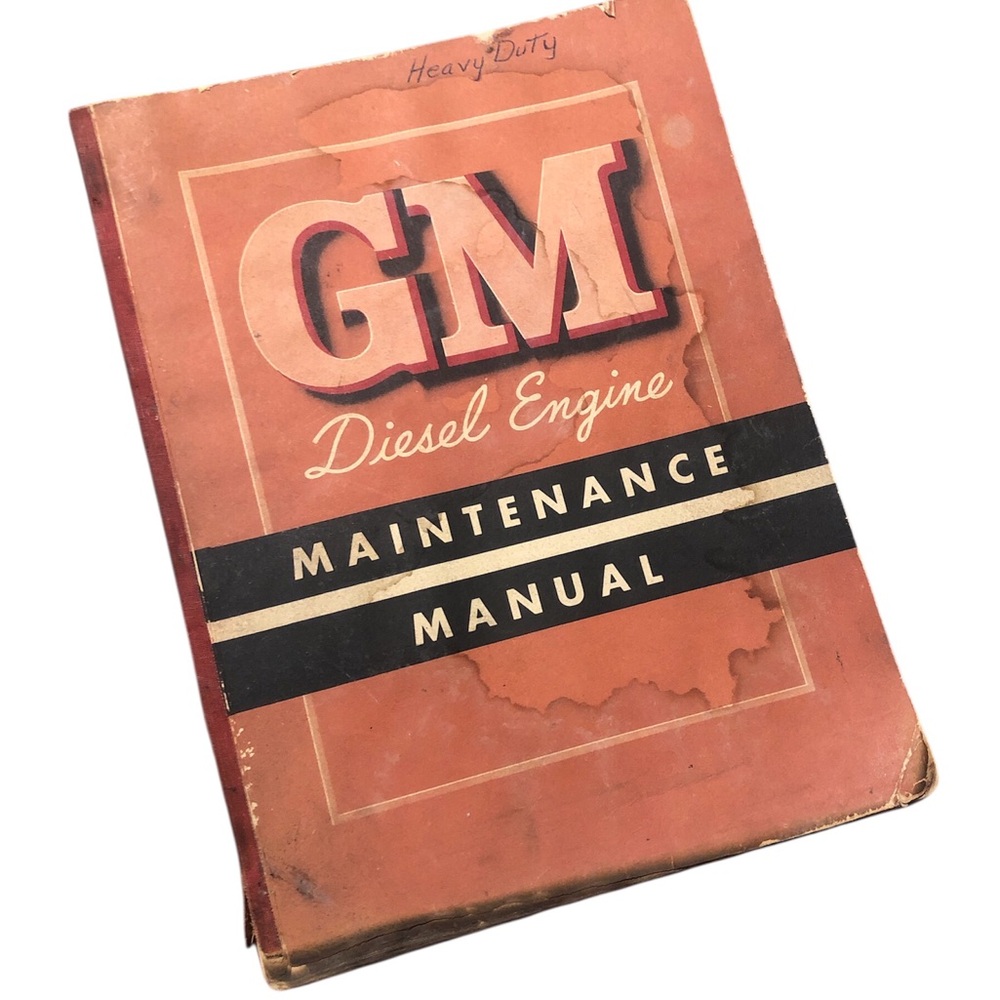 VTG GM Diesel Engine Maintenance Manual